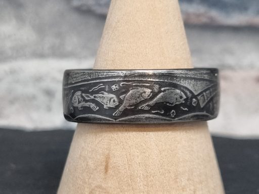 Portuguese 50 Escudos coin ring