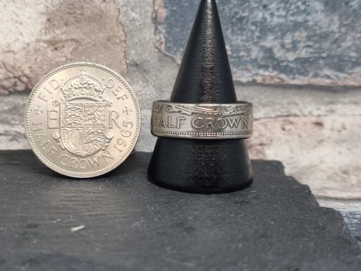 Half Crown coin ring